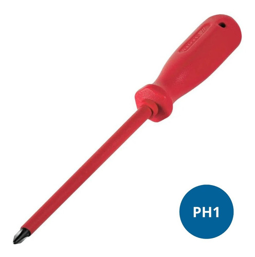 Chave Philips 3/16''x 6'' Ph1 160nr Isolada 035262 - Gedore