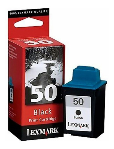 Cartucho Original Lexmark 50 Black P/ P700 P3100 Z12 Z22 Z32