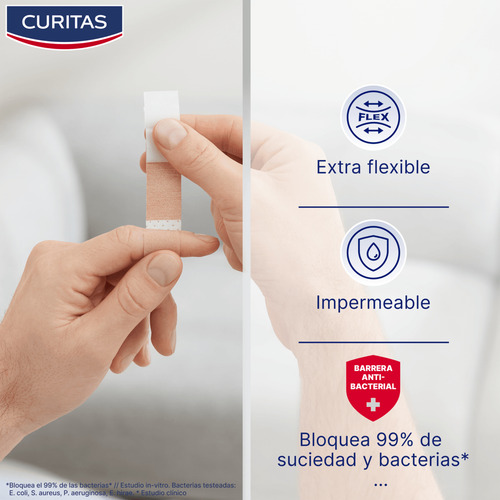 Curitas Apositos Para Dedos Tela Elastica (16 Unidades)