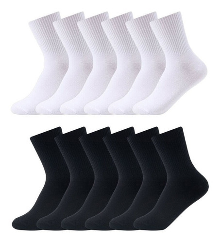 Imagem 5 de 7 de Meias Masculino Kit 12 Pares Esportes Atacado Revenda Oferta