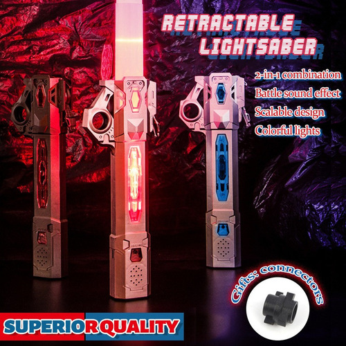 Juguete De Sable De Luz De Star Wars, Retráctil De 7 Colores
