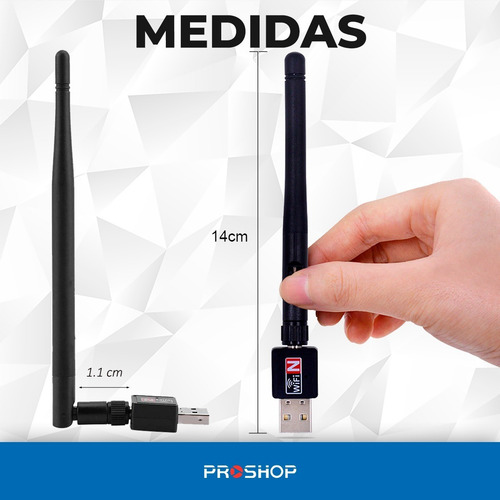 Imagen 4 de 10 de Adaptador Antena Usb Wifi Mini St-wi1 150 Mbps Plug & Play