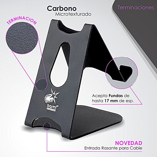 Imagen 5 de 7 de Soporte Tablet Bam T4 iPad Samsung, Etc De 4 A 14 Premium!