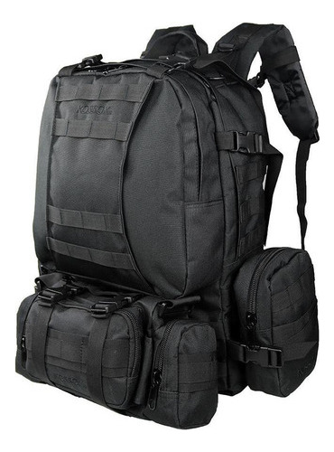 Mochila Kossok Quebec Moto Táctica Riñonera Y Bolso Extras Color 114