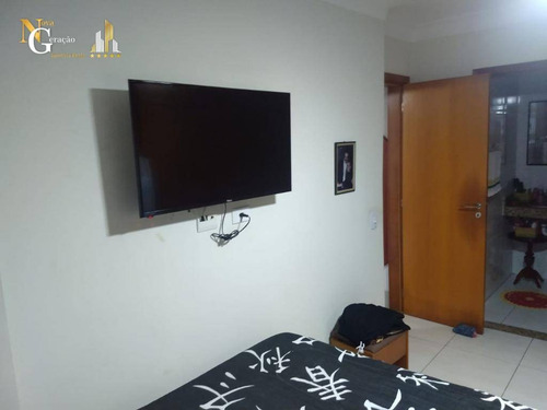 Apartamento Com 2 Dormitórios À Venda, 84 M² Por R$ 479.000,00 - Boqueirão - Praia Grande/sp - Ap4171