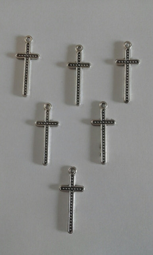 10 Cruces En Metal Para Colgar Souvenirs O Armado Bijoux