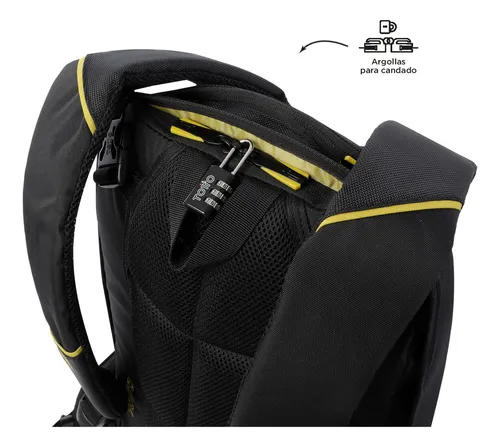 Mochila Bunker Pack 3.0 Totto Color Negro Dise o de la tela Poli ster