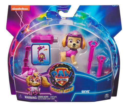 Figura Coleccion Paw Patrol Mighty Movie Hero Pup Skye