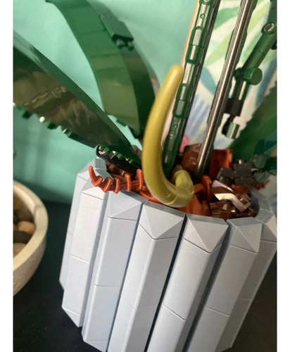 Kit De Construção De Orquídeas Lego Icons, 608 Peças