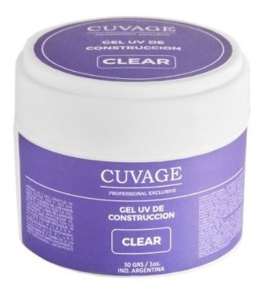 Cuvage Gel De Construcción Clear Transparente X 30 Gr.