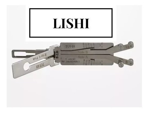 Chave Lishi 2 Em 1 - Vw, Gm, Ford, Fiat, Honda, Toyoto Toy