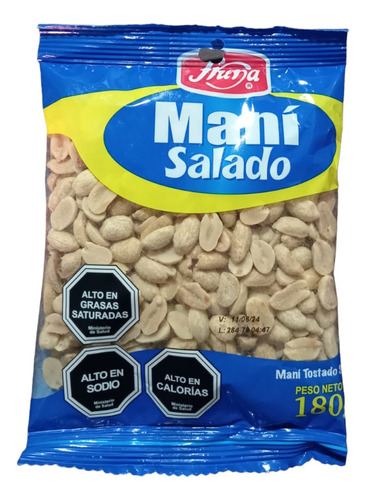 Mani Salado Fruna Bolsa 180gr