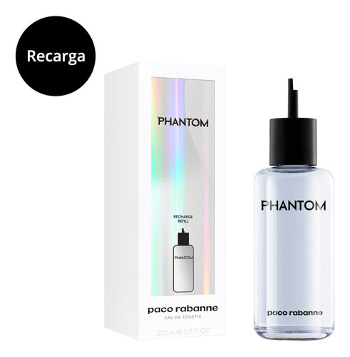 Perfume Paco Rabanne Phantom Edt 200ml Refillable Caballero