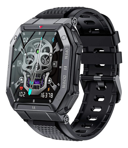 Reloj Inteligente Militar For Hombres Bluetooth Hd Táctico