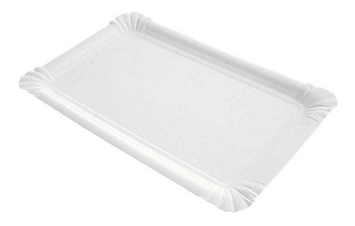 Bandeja De Carton Rectangular Nro.12 Pack De 100 Unds