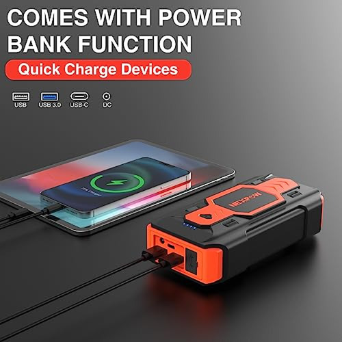Cargadores De Baterías Nexpow Batería Jump Starter 2500a 220