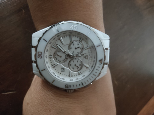 Reloj Blanco Cerámica Swiss Legend (Usado)