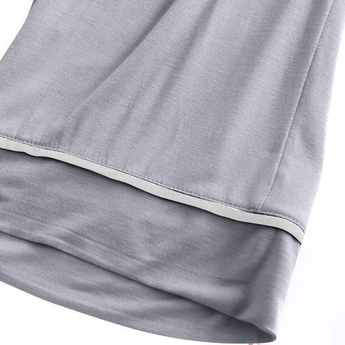 Pantalones Cortos Finos Y Transpirables Con Cintura Elástica