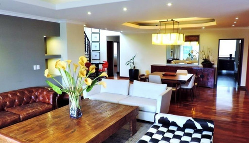 Imagen 5 de 19 de Espectacular Penthouse Amueblado De 3 Habs + Estudio En Alquiler En Zona 14