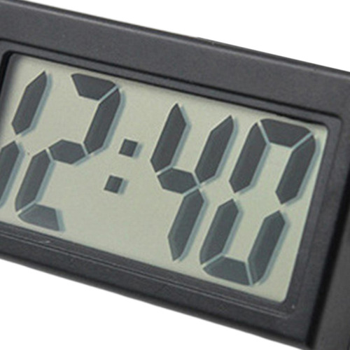 Mini Reloj Para Automóvil Lcd Pantalla De Fecha Y Tablero