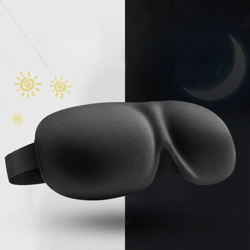 Máscara De Ojos 3d Con Los Ojos Vendados Para Dormir De Noch