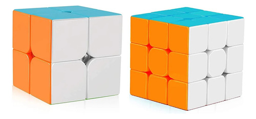 Set Cubos Rápidos 2x2 Y 3x3 Warrior W Sin Stickers