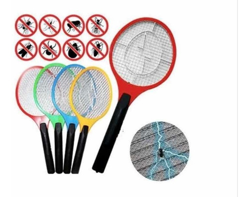 Raqueta Mata Moscas E Insectos Eléctrica Recargable 220v
