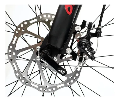 Mountain bike One One 121 R29 nico frenos de disco mec nico cambios Shimano Tourney color negro con pie de apoyo 7 999