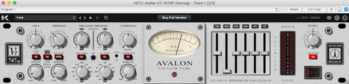 Audio Plugin Kazrog Avalon Vt-747 Sp 