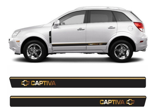 Adesivo Chevrolet Captiva Faixa Lateral Personalizado Imp26