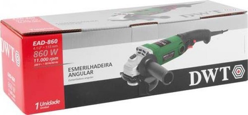 Esmerilhadeira Angular Dwt Ead 860n De 50 Hz/60 Hz Verde 860 Verde 50 Hz/60 Hz