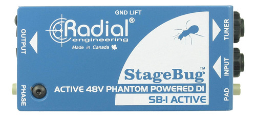 Radial Stagebug Sb1 Caja Directa Activa Acústica