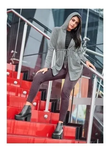 Sueter gris dama deals