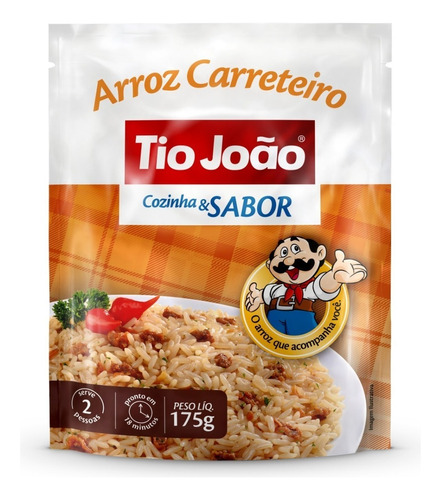 Arroz Carreteiro Cozinha E Sabor Pacote De 175g Tio João