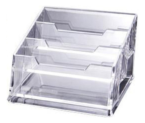 2 Paquete De 2-4 Tarjeteros Transparentes 2 Piezas