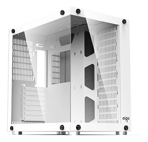 Aigo Az300 Computer Case Mid Tower 3.0 Usb Tempered Glass Pa