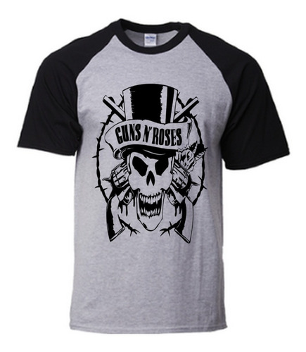 Camiseta Guns N´ Roses Raglan 