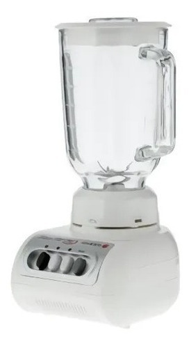 Licuadora Sindelen L-1610bl 1500 Ml Blanca Con Vaso De Vidrio