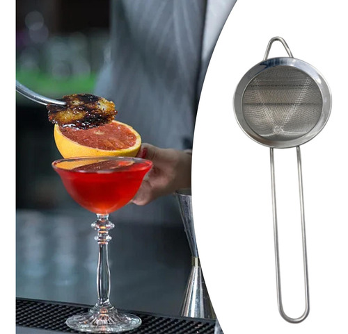 Colador De Cóctel Con Colador De Té De Mango Largo Para