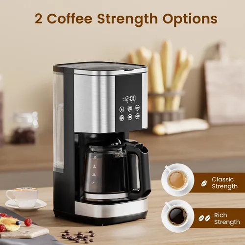 Cafetera De Goteo Programable 10 Tazas Pantalla Táctil