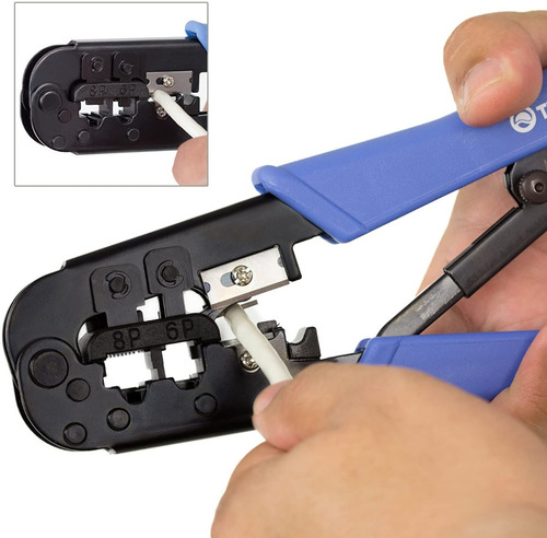 Imagen 5 de 8 de Ponchadora Trendnet Tc-ct68 3 En 1 Rj45 Cortadora Peladora