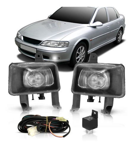 Kit Farol Milha Vectra 00 01 02 03 04 05 Auxiliar Neblina Gm