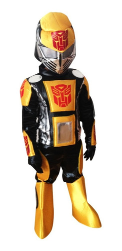 Disfraz Transformers Bumblebee Niño Talla 10 Y 12