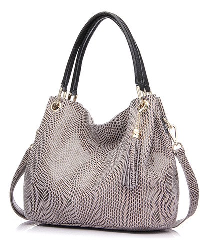 Bolso Mujer Hobo De Piel Genuina De Alta Calidad Moda Realer