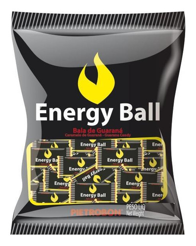 Bala Energy Ball Pietrobon 480gr - Energético E Guaraná