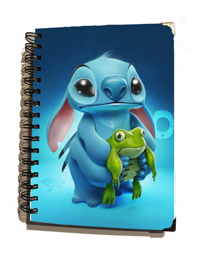 Agenda Cantante Lilo Y Stitch + Sticker + Imanes + Llavero