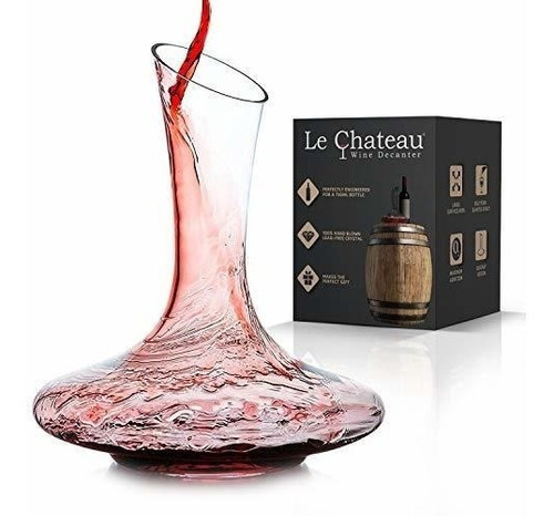 Decantador De Vino Le Chateau - Soplada A Mano (750 Ml)