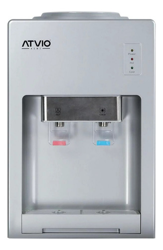 Dispensador De Agua Atvio De Mesa Gris Plata Fría Caliente