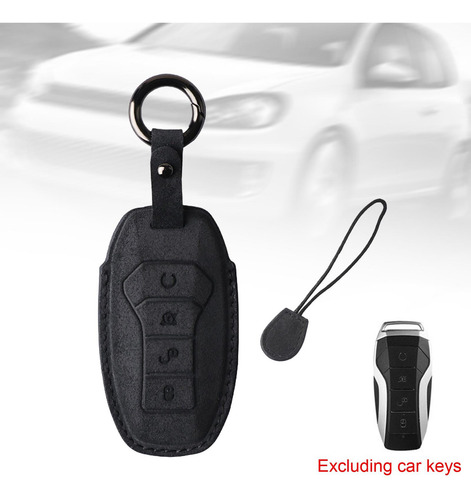 Funda De Llavero De Coche De Gamuza Moderna Para Byd Seal Yu