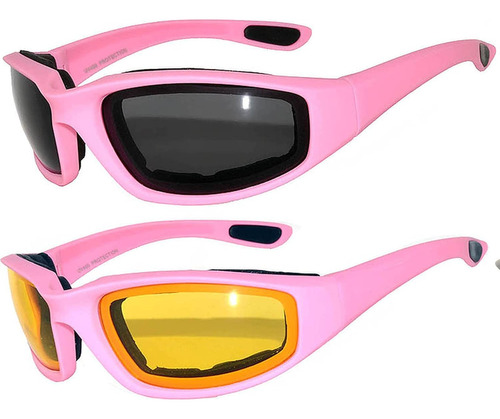 Owl 2 Pares De Lentes De Espuma Acolchada Rosa Para Mujer, 9